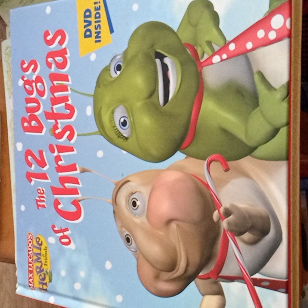 3/$35.00 Max Lucado's Hermie & Friends The 12 Bugs Of Christmas DVD Inside